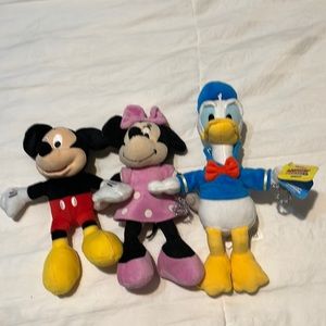 Disney collection Mikey Minnie and Donald Duck